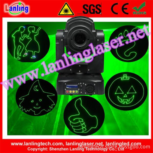 Green Moving-Head Animation Party Laser Light